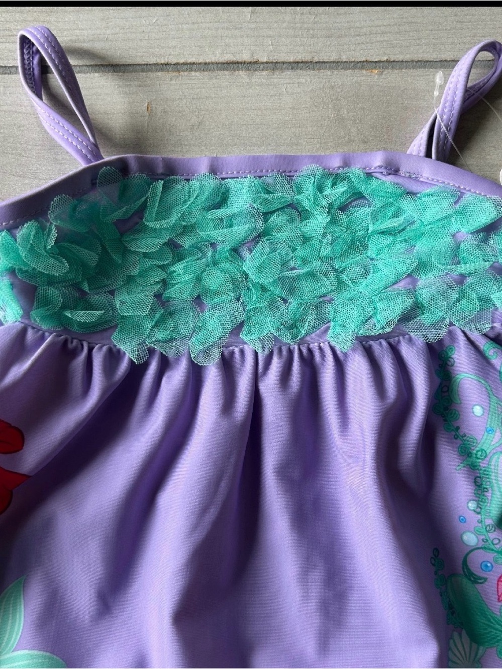 Disney Store Little Mermaid Ariel and Friends Two Piece Swimsuit - Picture 4 of 5